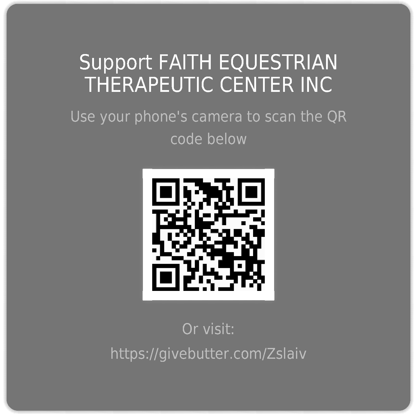 Boots & BBQ QR Code to donate linking to Give Butter Donation Page