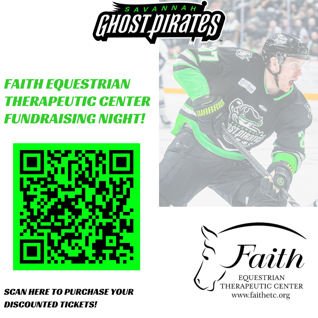 Faith Fundraising Flyer with link to purchase tickets
