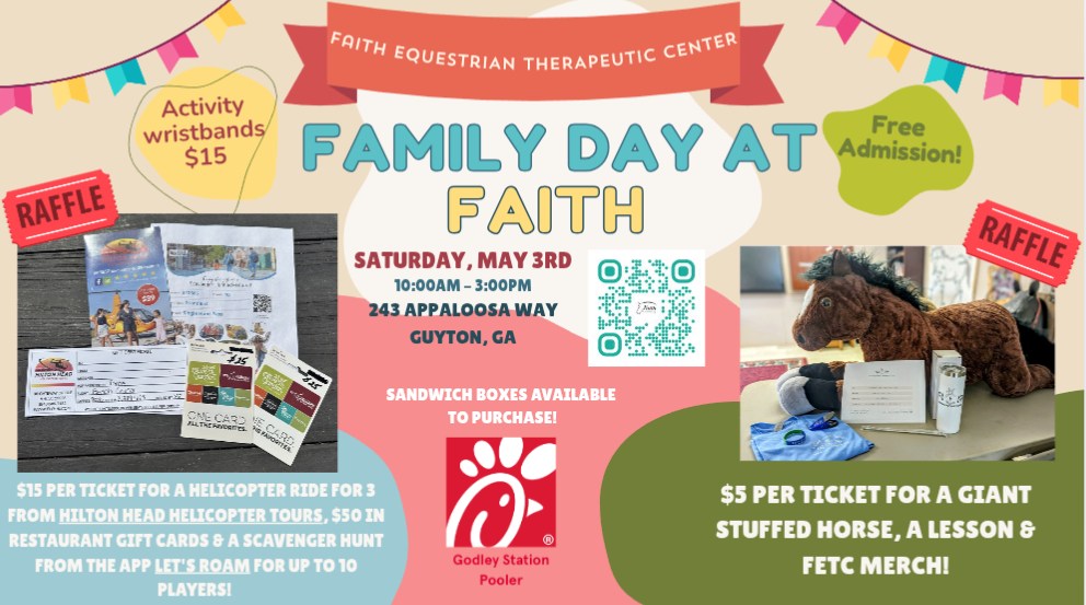 Family Day at Faith Flyer with Raffle Prizes