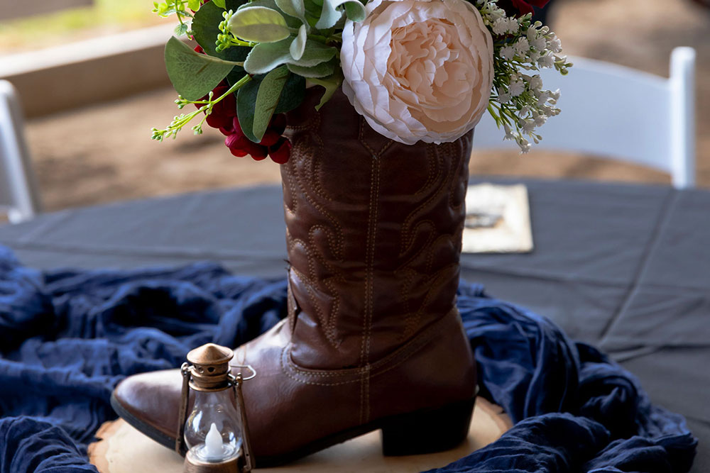 Boots & BBQ Table Photo