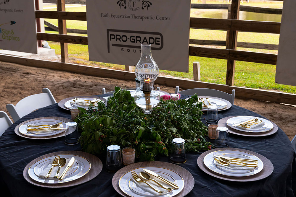 Boots & BBQ Table Photo