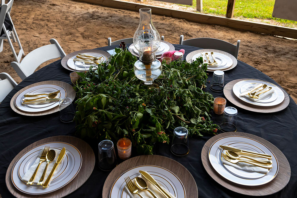 Boots & BBQ Table Photo