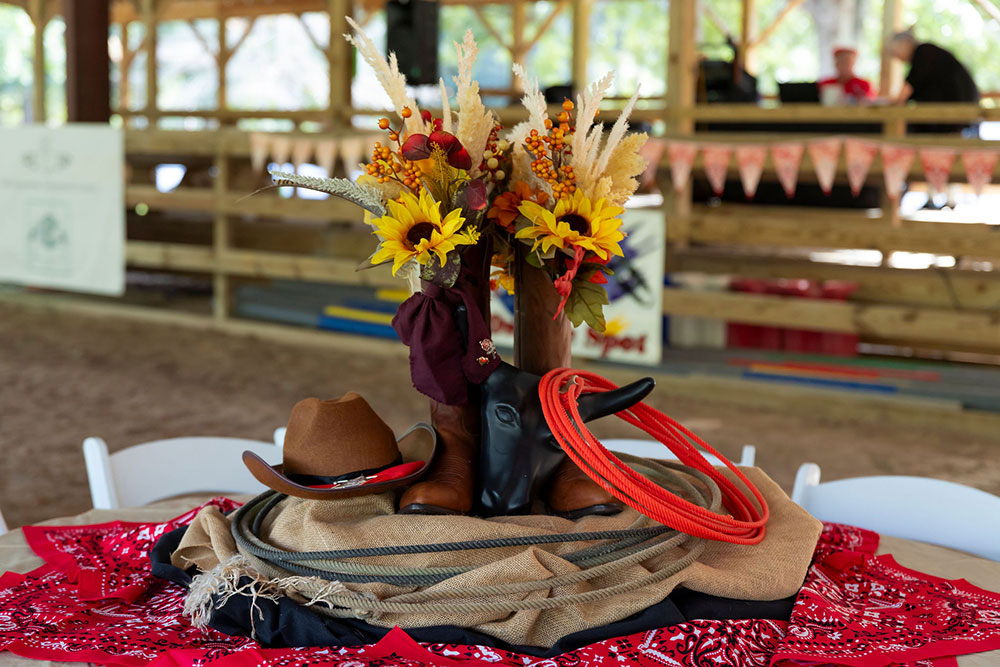 Boots & BBQ Table Photo