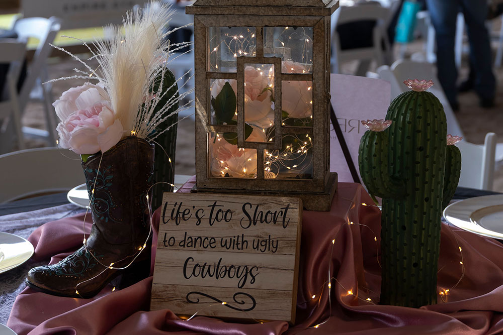 Boots & BBQ Table Photo