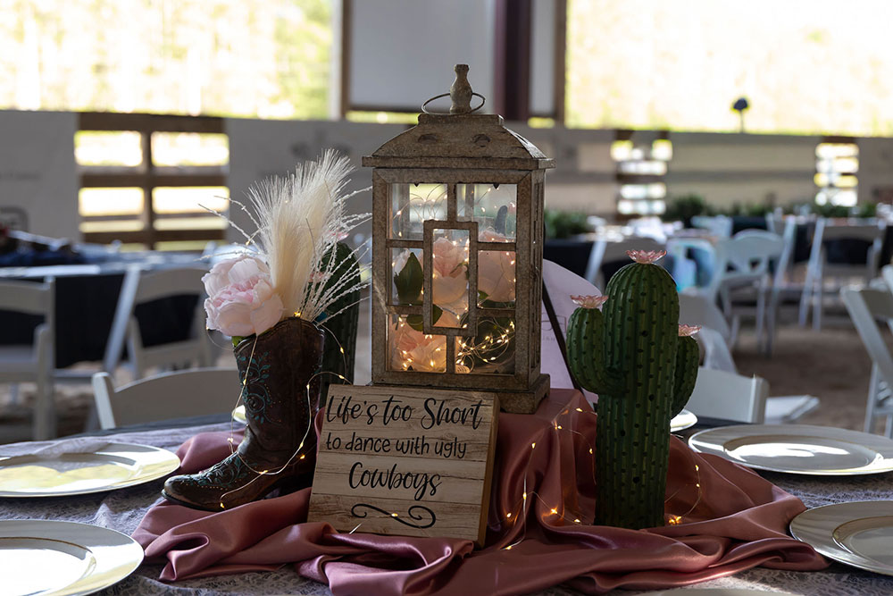 Boots & BBQ Table Photo