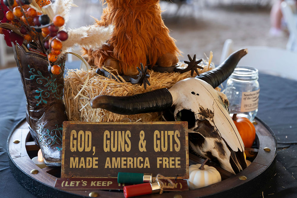 Boots & BBQ Table Photo