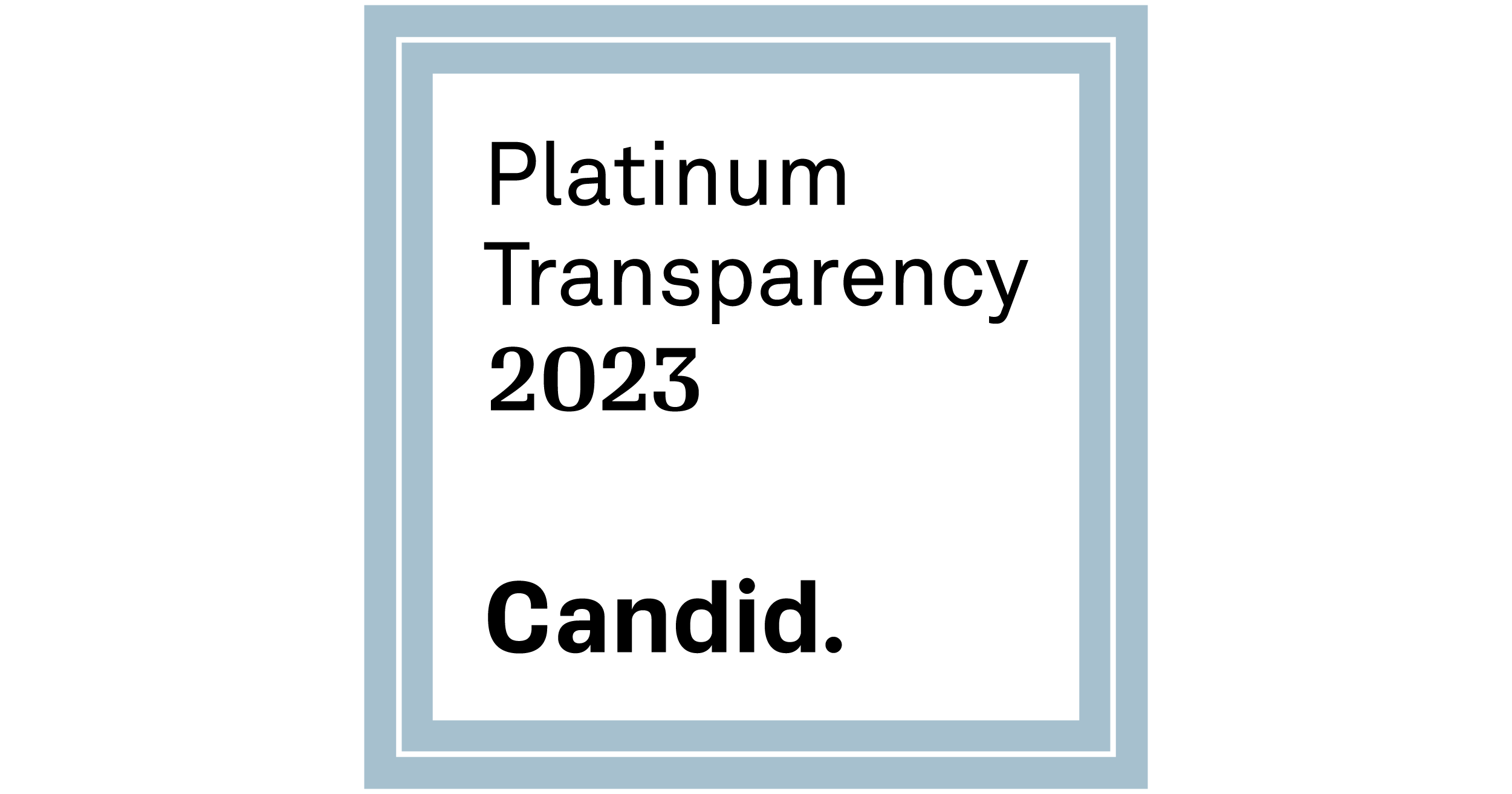 Platinum Transparency 2023 Candid