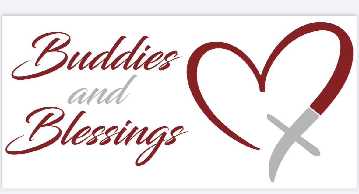 Buddies & Blessings logo linking to website